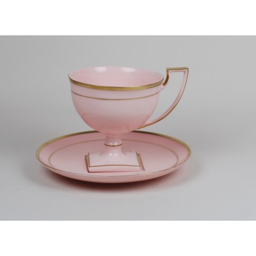 Filiżanka Matylda herbata (różowa porcelana)