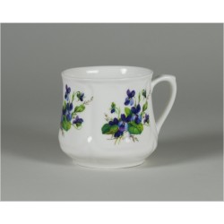 Silesian mug (small) - decoration violets