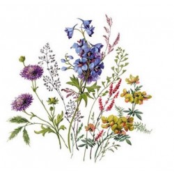Kubek śląski (mały) - dekoracja kwiaty polne z dzwoneczkami