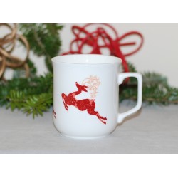 Cmielow mug - decoration Crossing reindeer