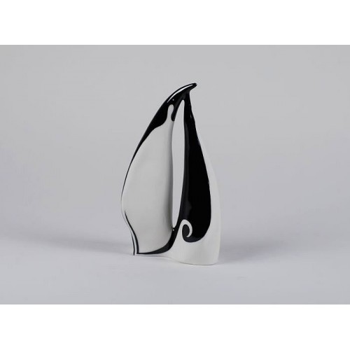 Para pingwinów - dekoracja czarna