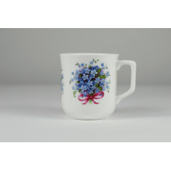 Cmielow mug - decoration Forget-me-not