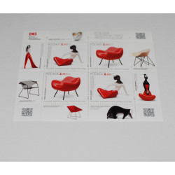 Set of four stamps - Polish Industrial Design