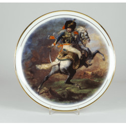 Decorative plate "Chasseurs officer"