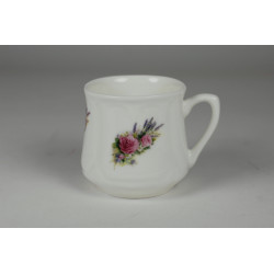 Silesian mug (small) - decoration rose with lavender