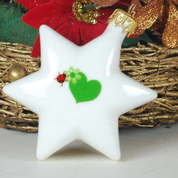 Porcelain star - Christmas...