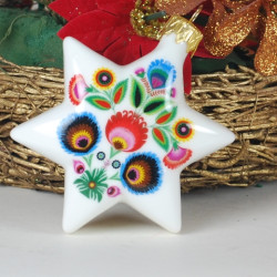 Porcelain star - Christmas...