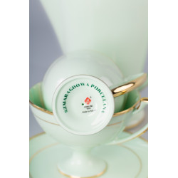 Cup Pola with gold (emerald porcelain)