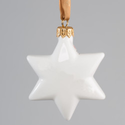 Porcelain star (white)