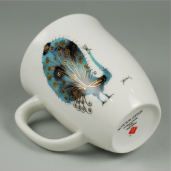Ars mug - "Turquoise peacock" by Josef Wilkon