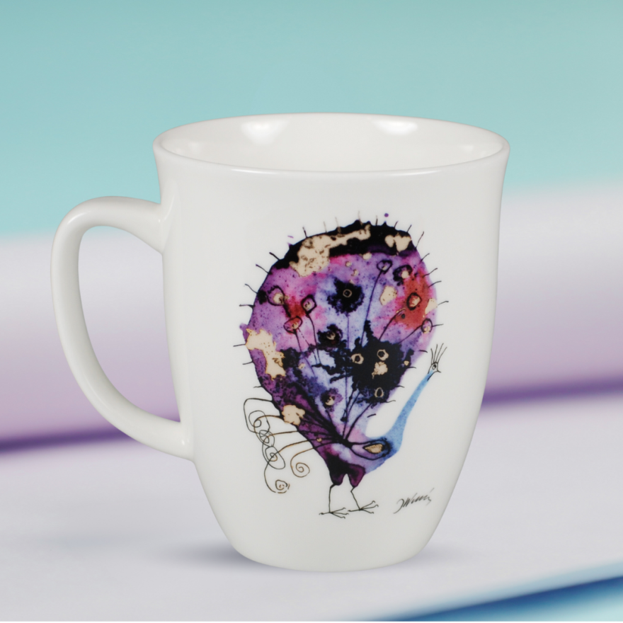 Ars mug - "Purple peacock"...