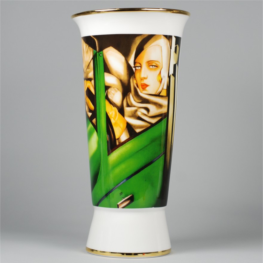 Ars vase - decoration "My Portrait (in Green Bugatti)"(Tamara de Lempicka Collection