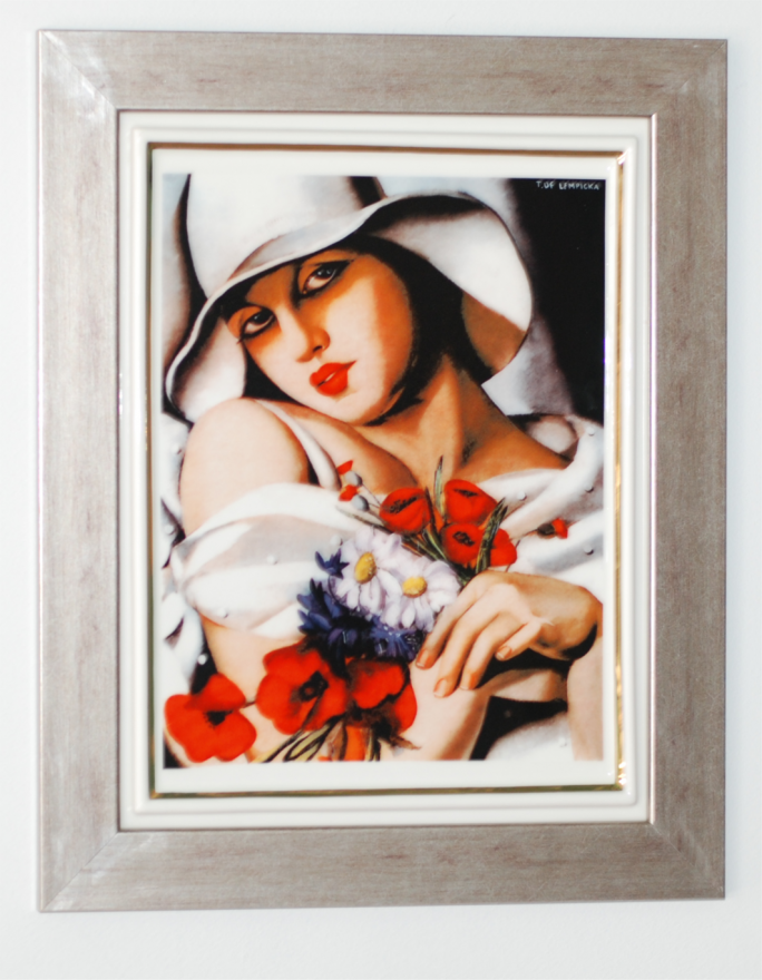 Porcelain painting "High Summer" - Tamara de Lempicka Collection