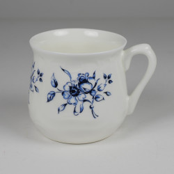 Silesian mug - decoration Blue flowers