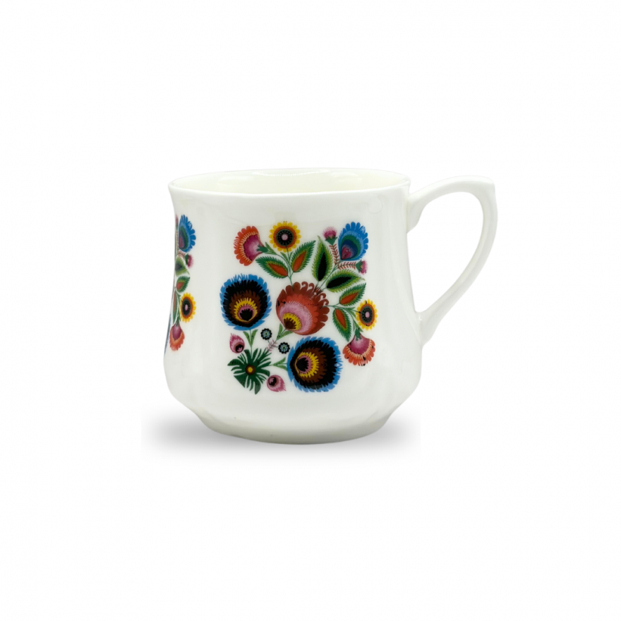 Silesian mug (small) - decoration Lowicz