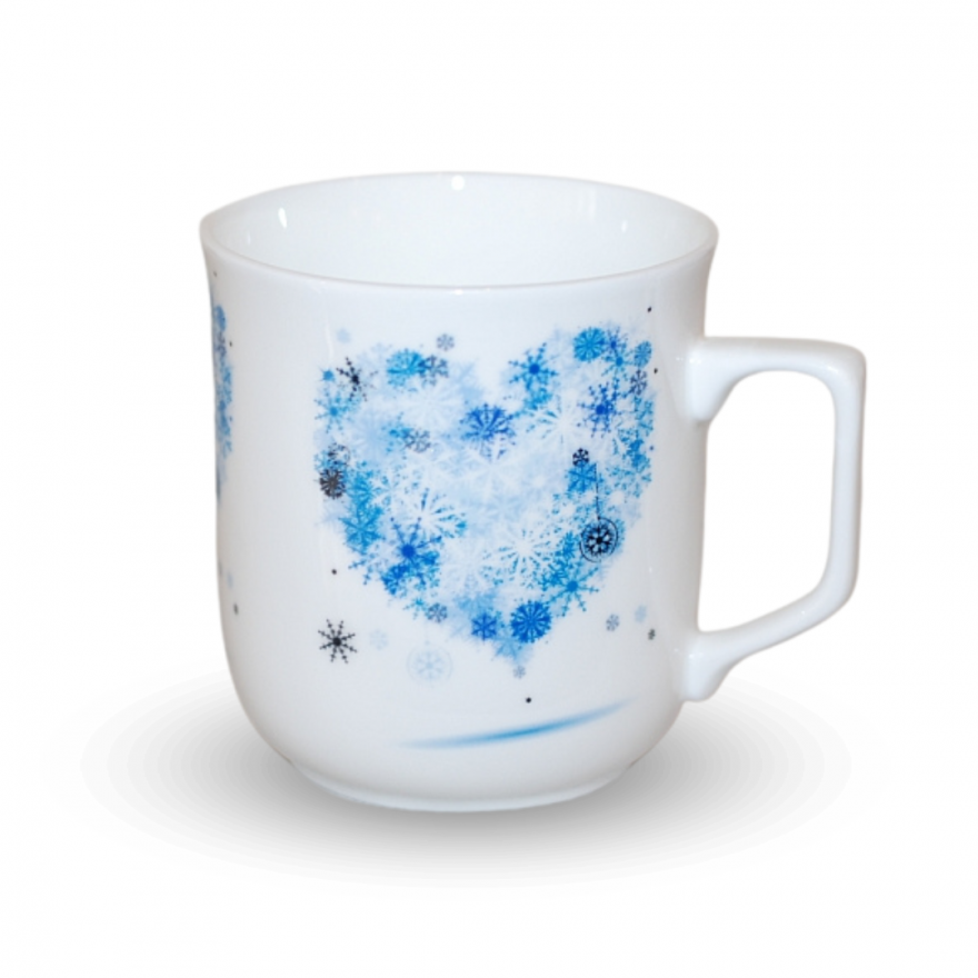 Cmielow mug - decoration Hart four Seasons - Winter