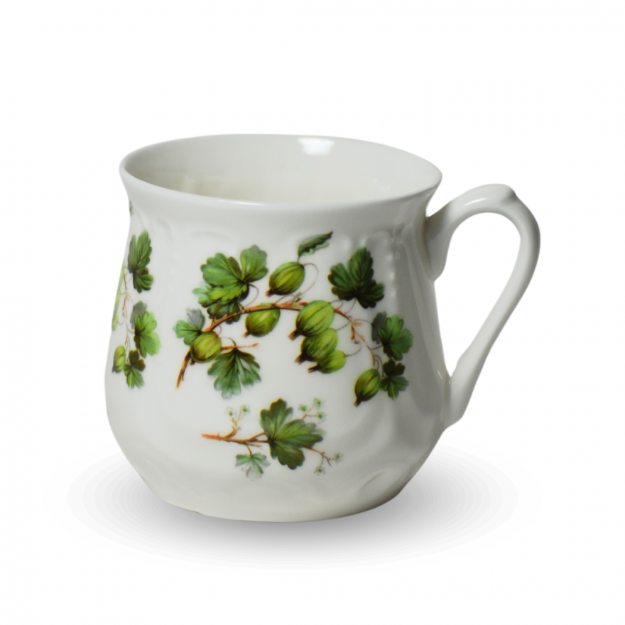 Silesian mug - decoration gooseberry