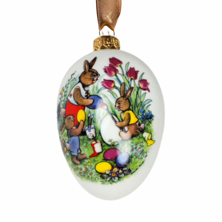 Jajko wielkanocne - malowanie pisanek (dekoracja kalkomania)